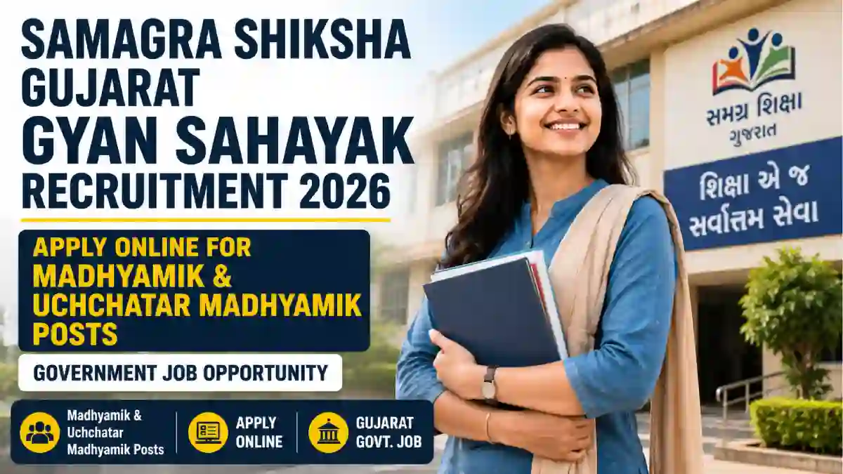 Samagra Shiksha Gujarat Gyan Sahayak