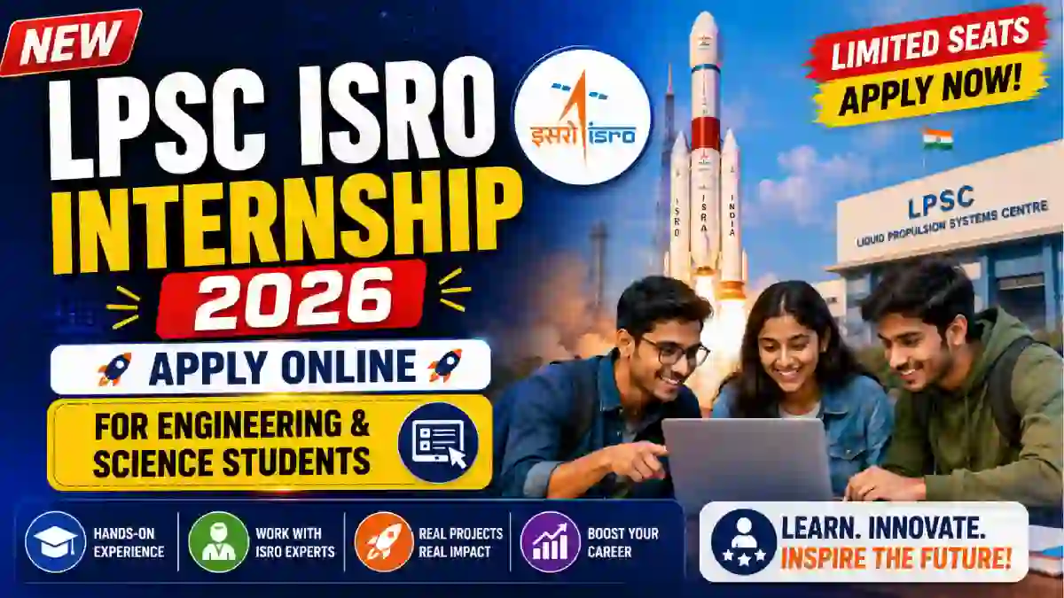 LPSC ISRO Internship 2026