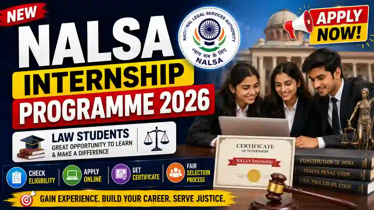 NALSA Internship Programme 2026