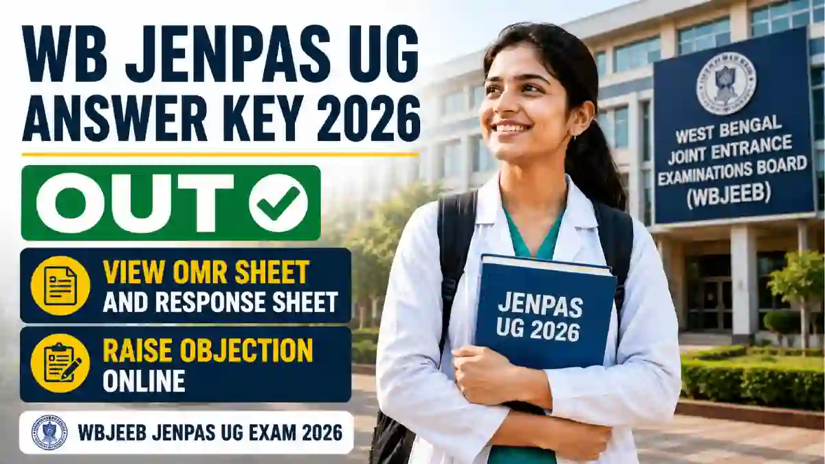 WB JENPAS UG Answer Key 2026