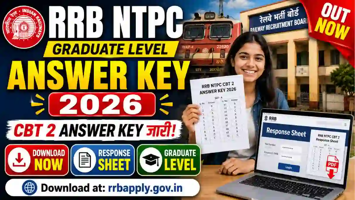 RRB NTPC Graduate Level CBT 2 Answer Key 2026