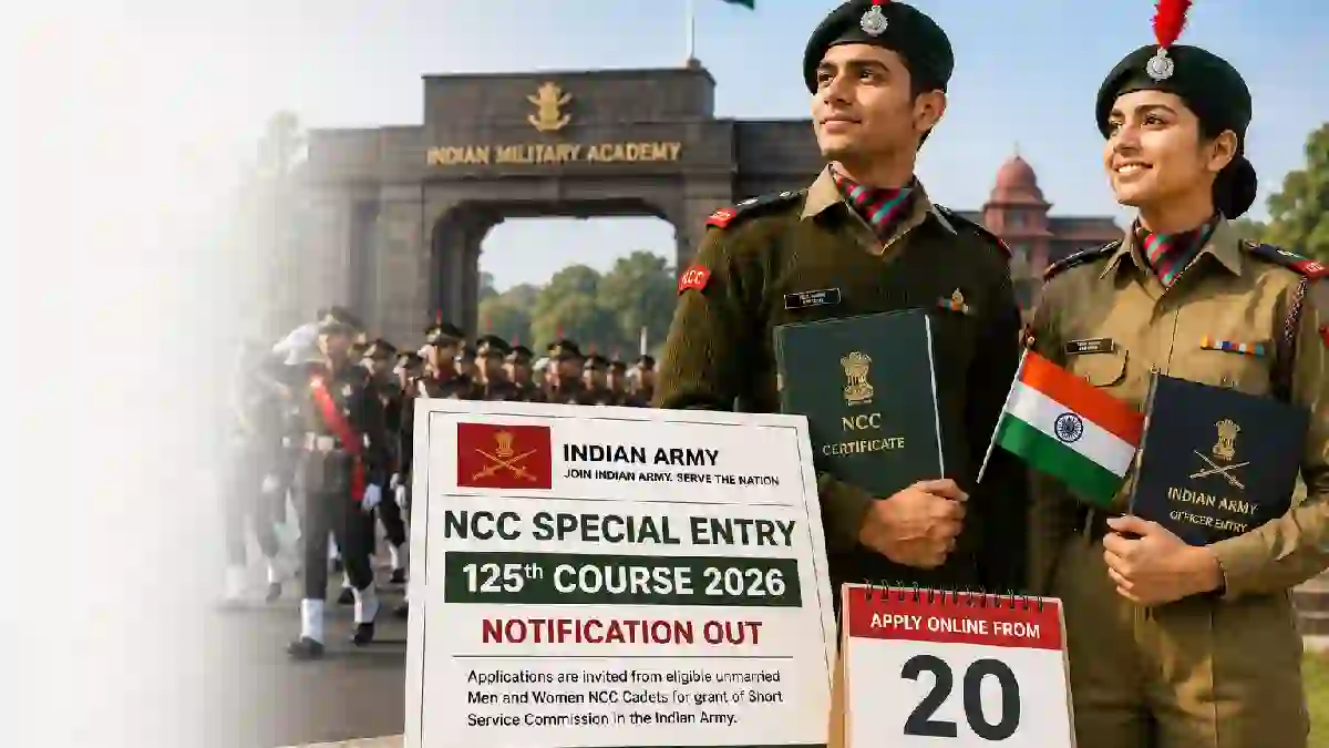 Indian Army NCC Special Entry 125th Course