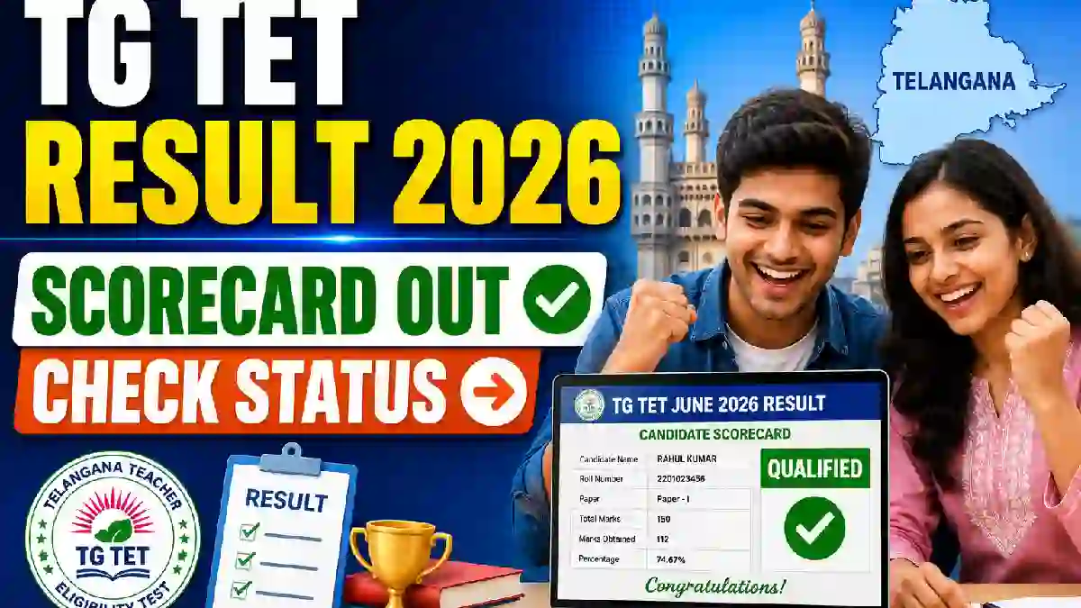 Telangana TG TET June Result 2026