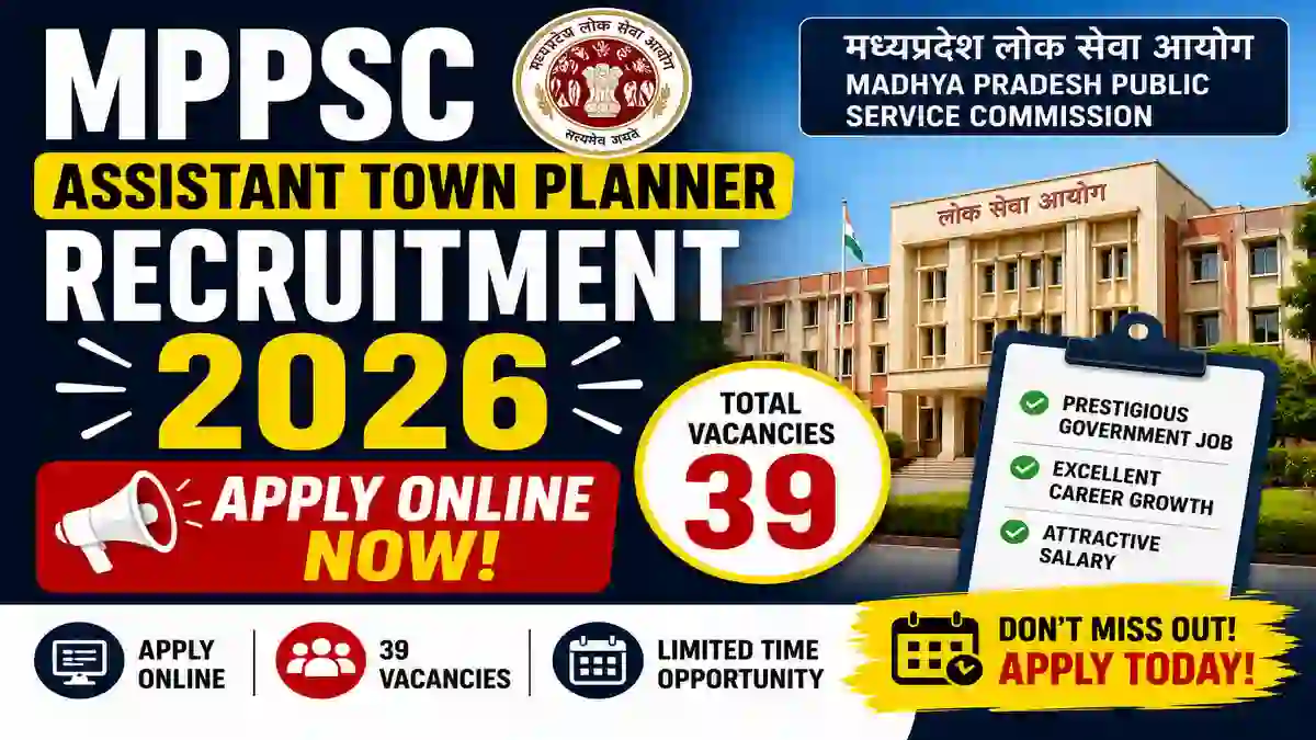 MPPSC Assistant Town Planner Recruitment 2026