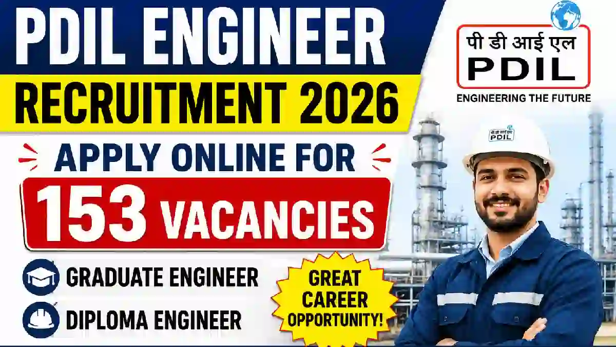 PDIL Engineer Recruitment 2026