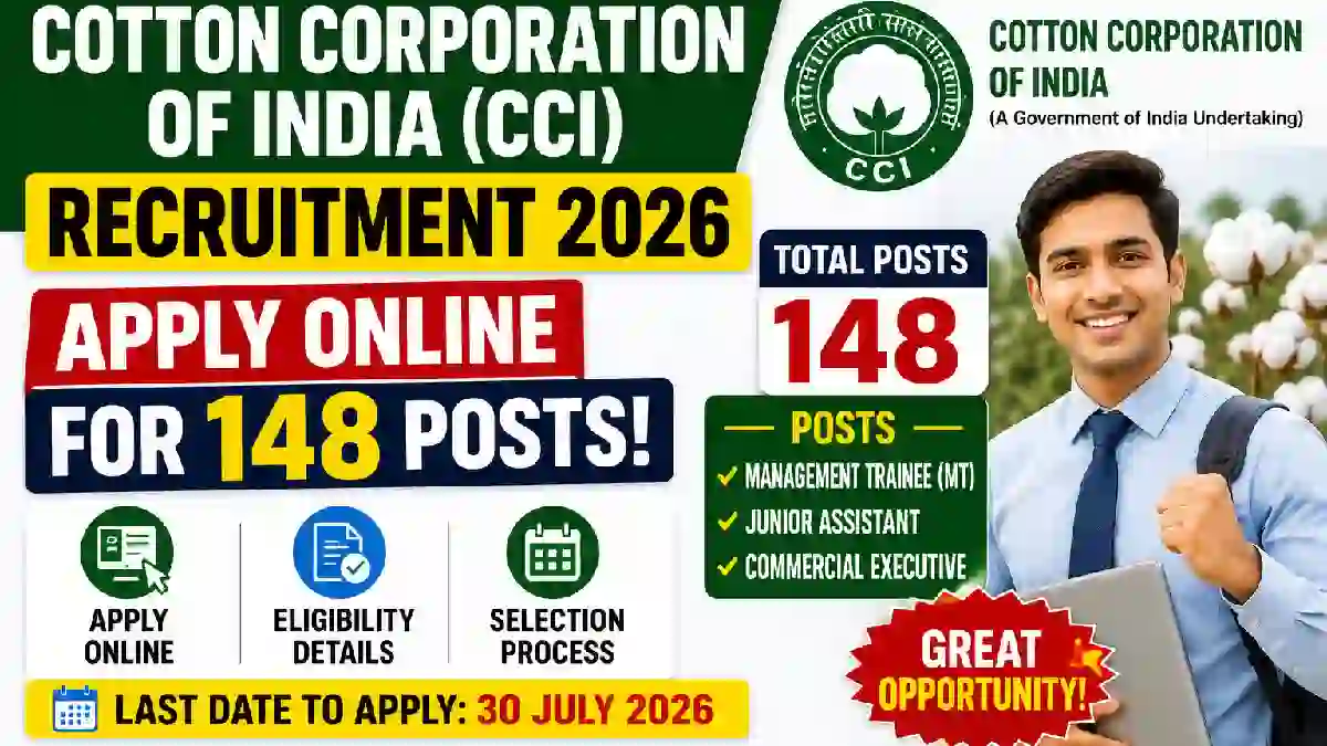 Cotton Corporation of India CCI Recruitment 2026