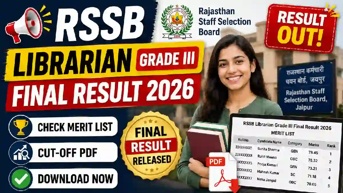 RSSB Librarian Grade III Final Result 2026