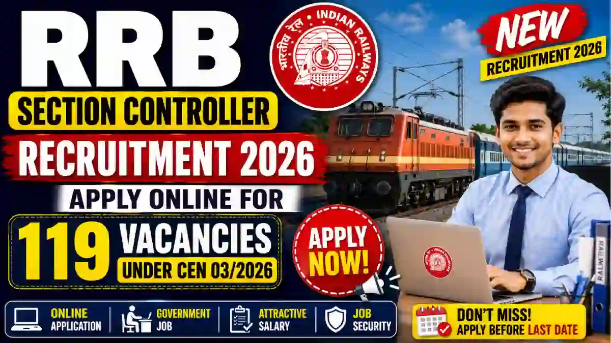 RRB Section Controller Recruitment 2026