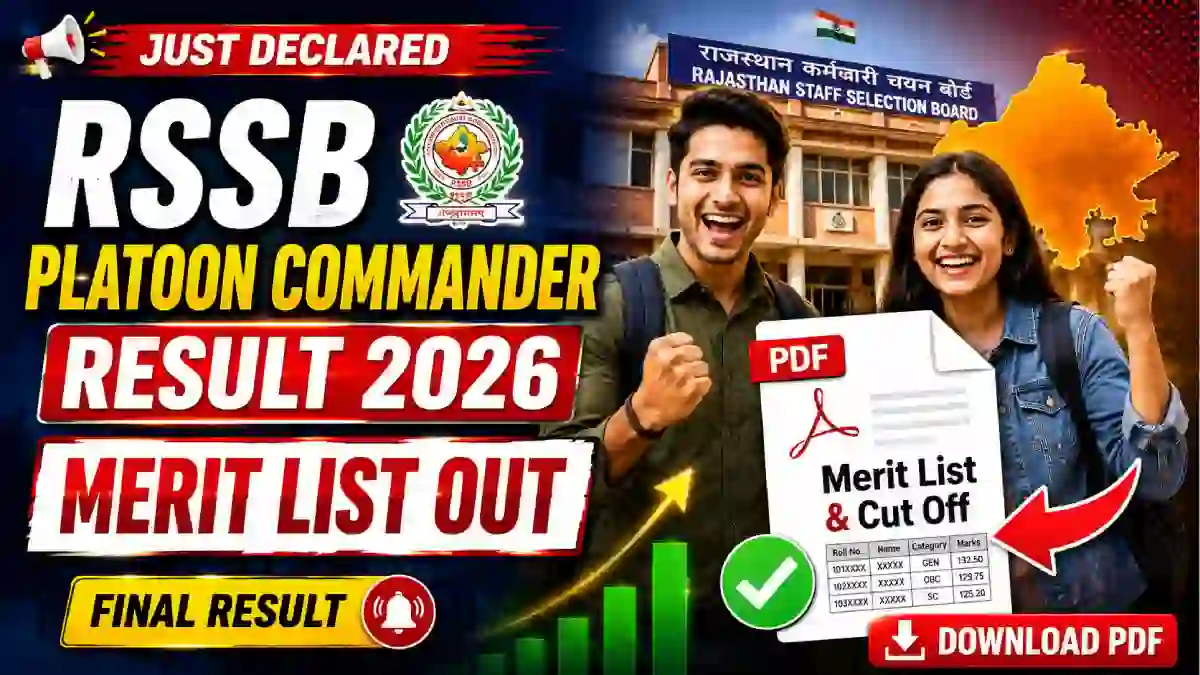 RSSB Platoon Commander Final Result 2026